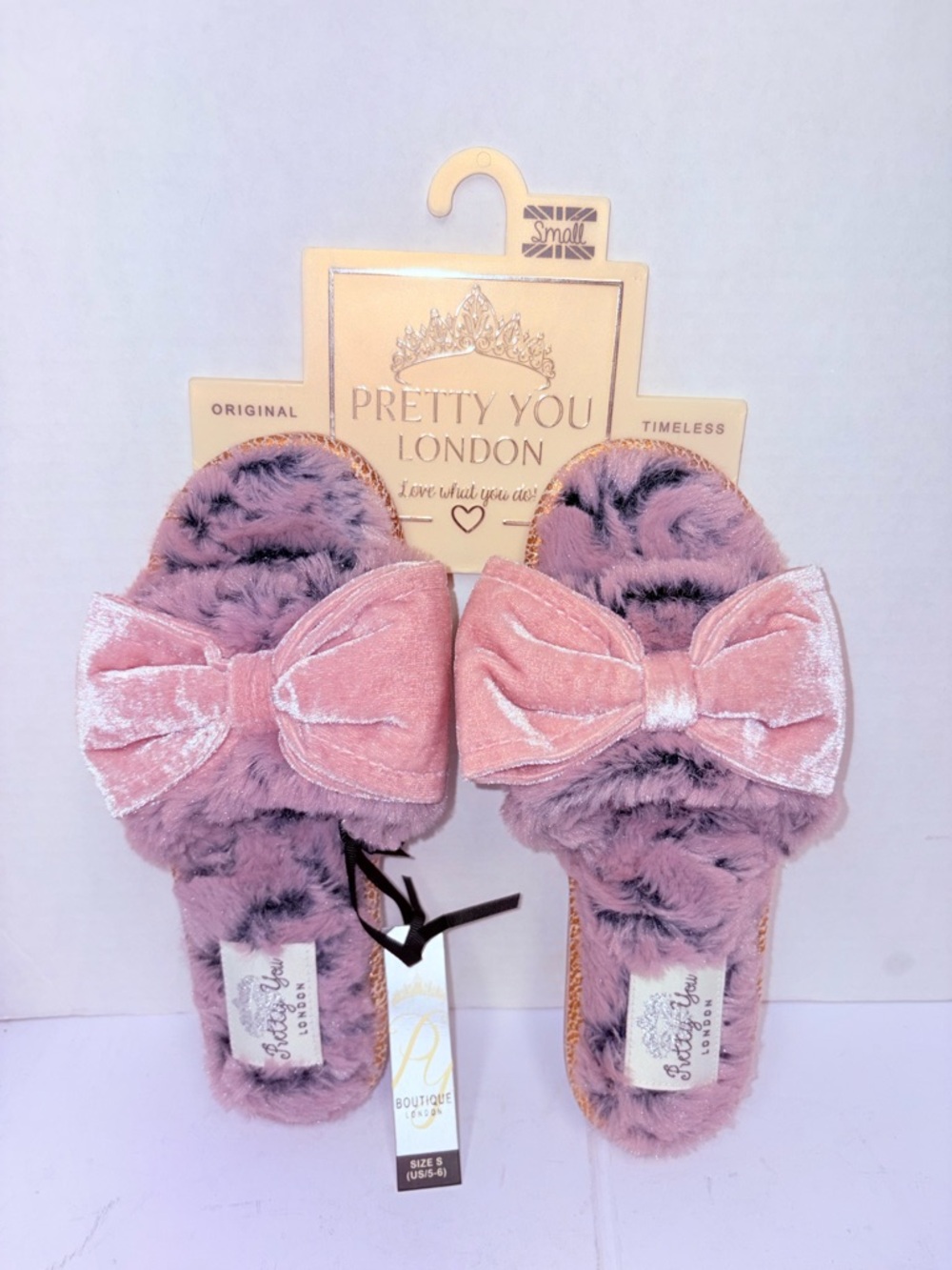NWT Pretty You London Slippers 5-6